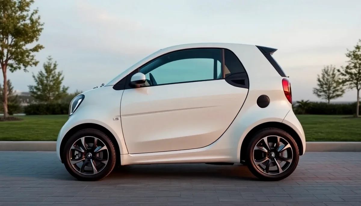 auto eléctrico compacto con sistema de batería eficiente